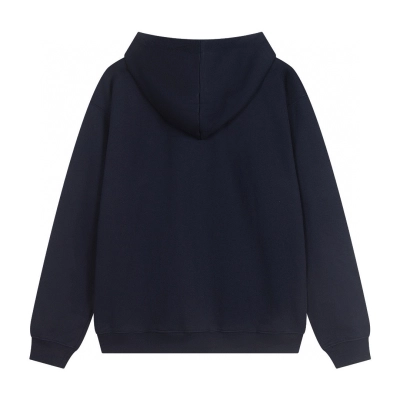 Alo Yoga Accolade Cotton-blend French Terry Hoodies K502 Dark Blue 02