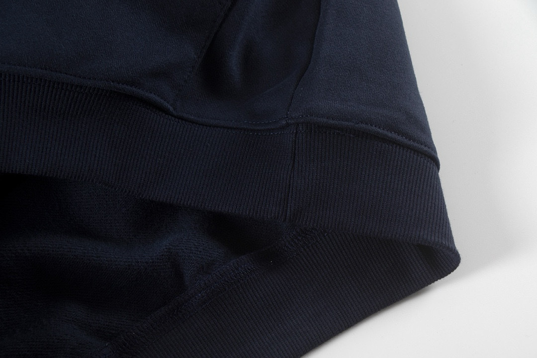 Alo Yoga Accolade Cotton-blend French Terry Hoodies K502 Dark Blue