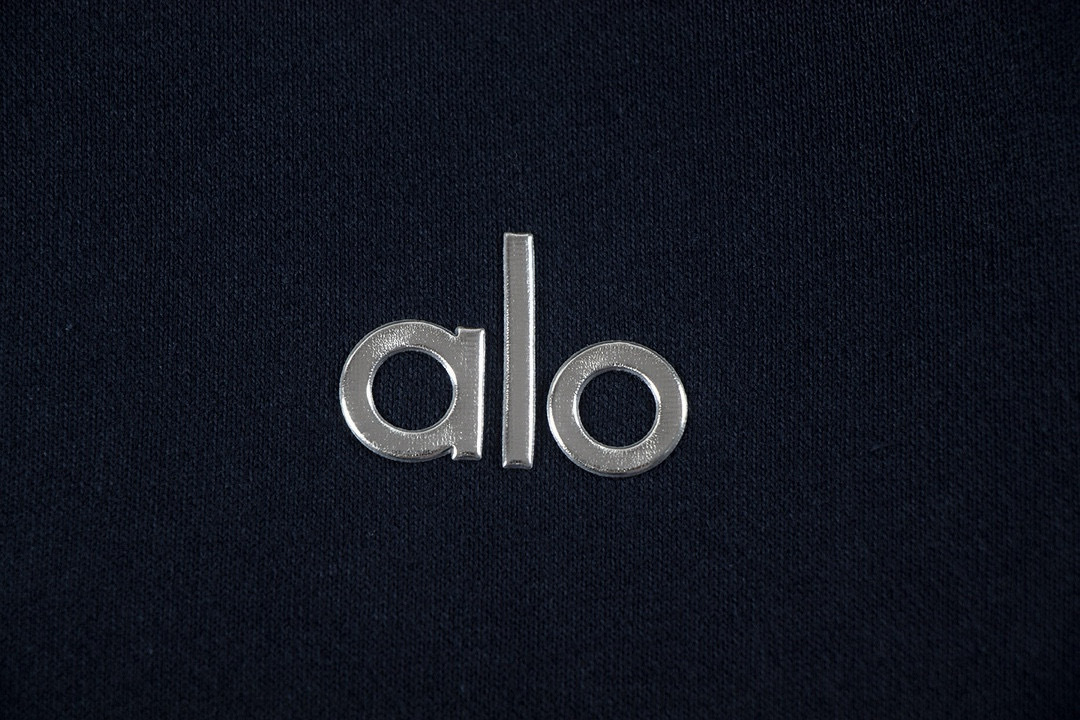 Alo Yoga Accolade Cotton-blend French Terry Hoodies K502 Dark Blue