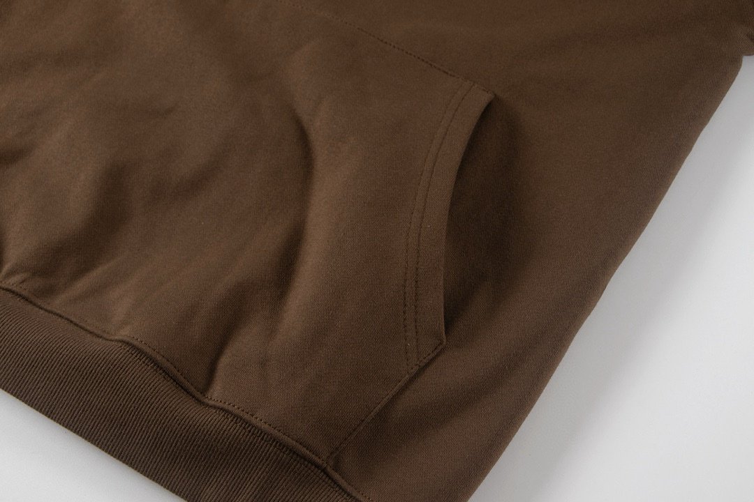 Alo Yoga Accolade cotton-blend French Terry Hoodies K502 Brown