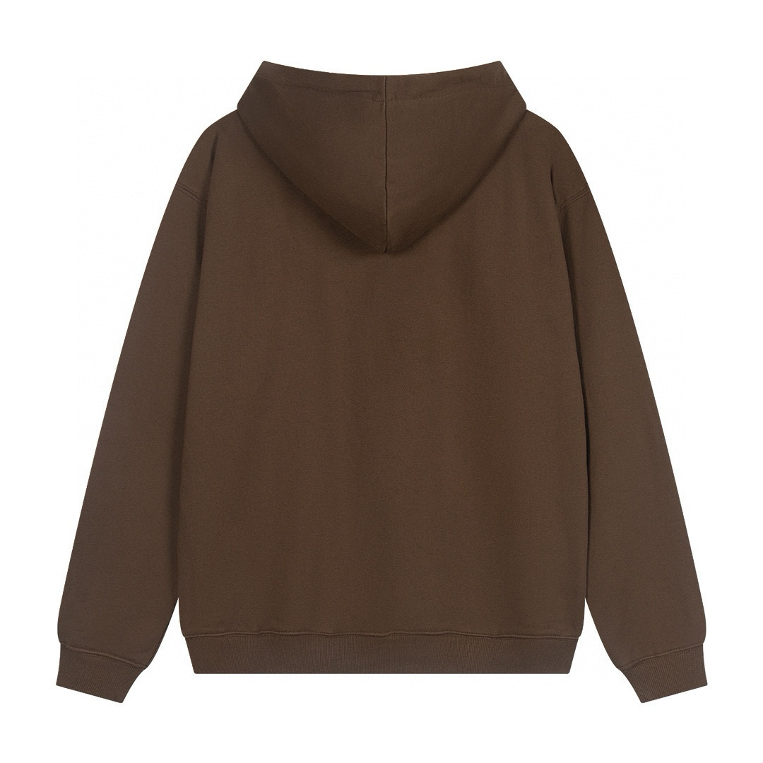 Alo Yoga Accolade cotton-blend French Terry Hoodies K502 Brown