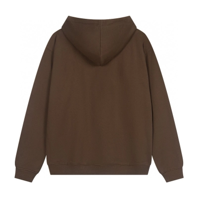 Alo Yoga Accolade cotton-blend French Terry Hoodies K502 Brown 02