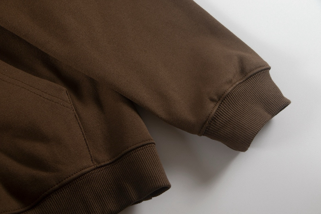 Alo Yoga Accolade cotton-blend French Terry Hoodies K502 Brown