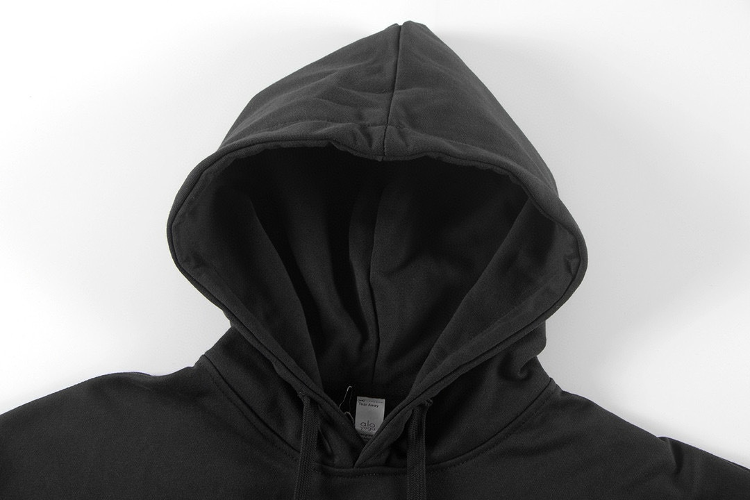 Alo Yoga Accolade Cotton-blend French Terry Hoodies K502 Dark Gray