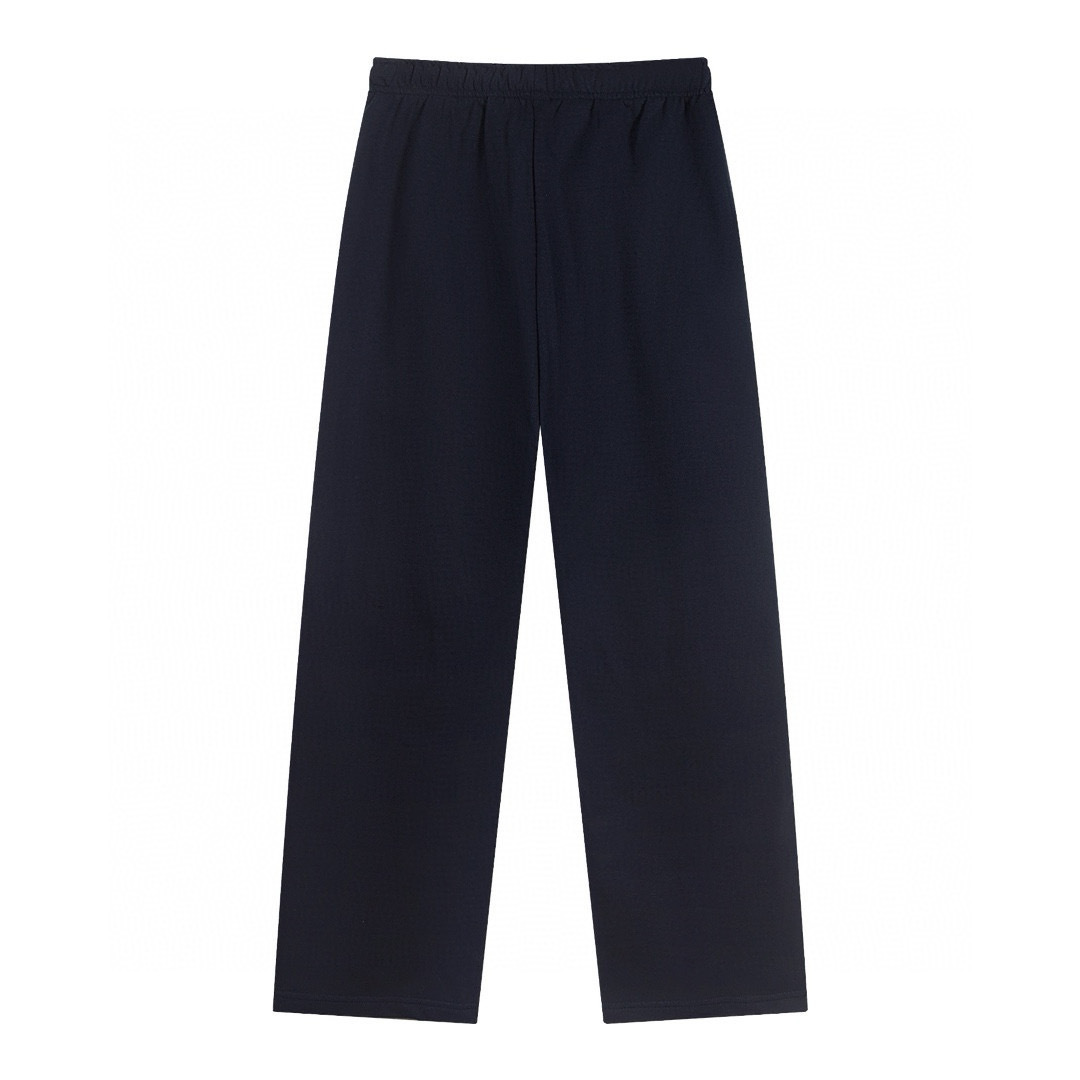 Alo Yoga Accolade Straight-leg Cotton-jersey Jogging Bottoms K504 Dark Blue