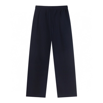 Alo Yoga Accolade Straight-leg Cotton-jersey Jogging Bottoms K504 Dark Blue 02