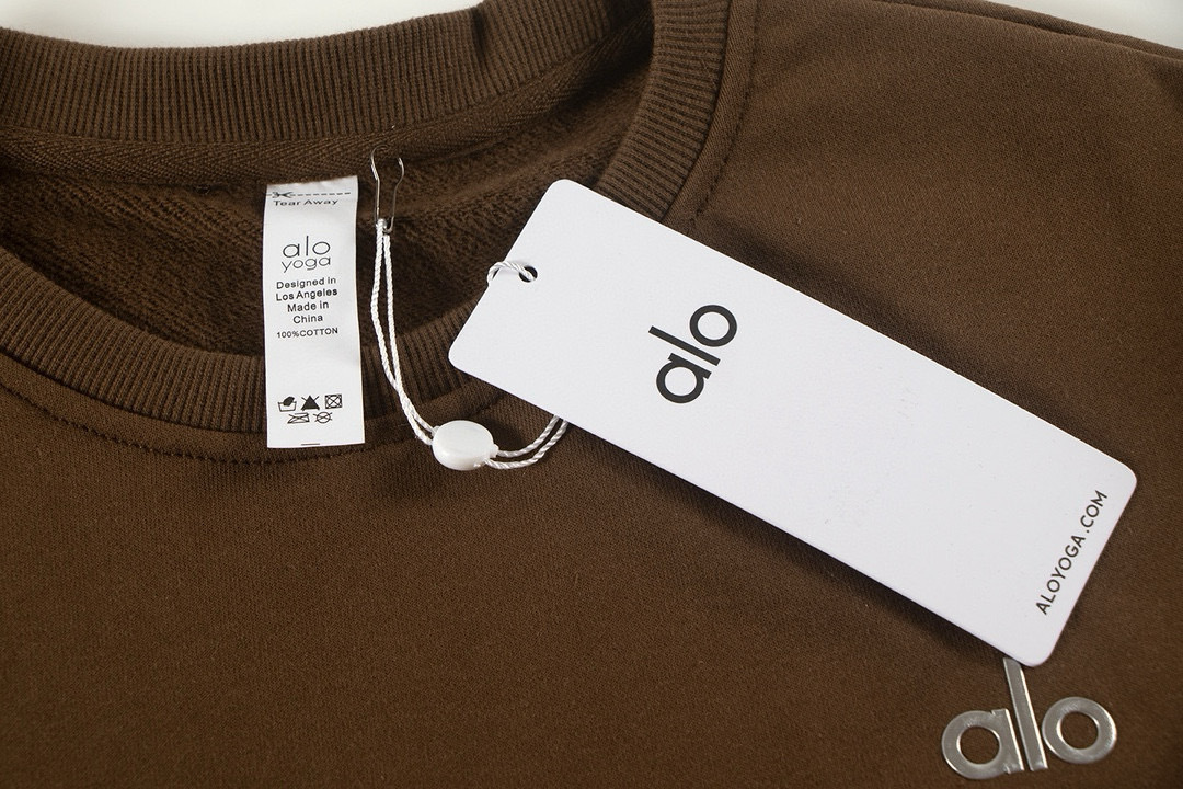 Alo Yoga Crewneck Sweatshirt K501 Brown