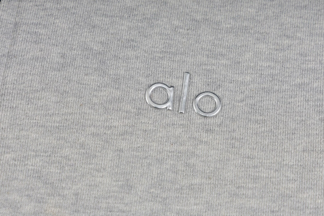 Alo Yoga Zip-Up Hoodie K521 Gray