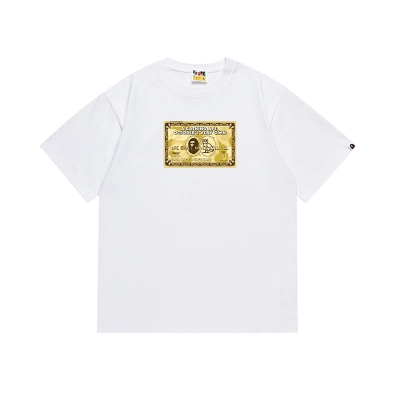 Bape T-shirt #195 White/Black 01