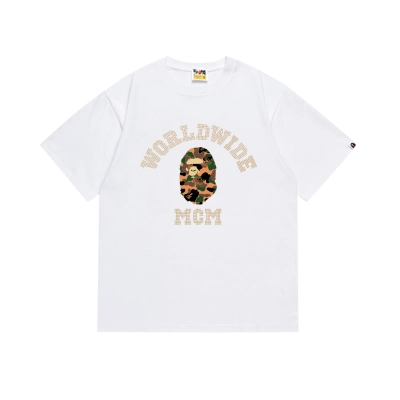 Bape T-shirt #240 White/Black 01