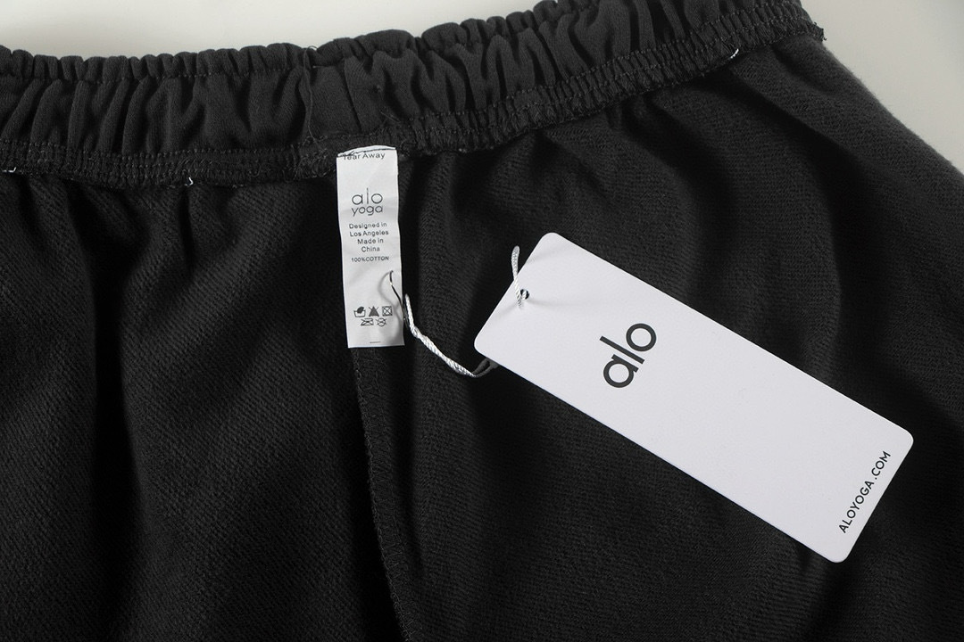 Alo Yoga Accolade Straight-leg Cotton-jersey Jogging Bottoms K504 Dark Gray