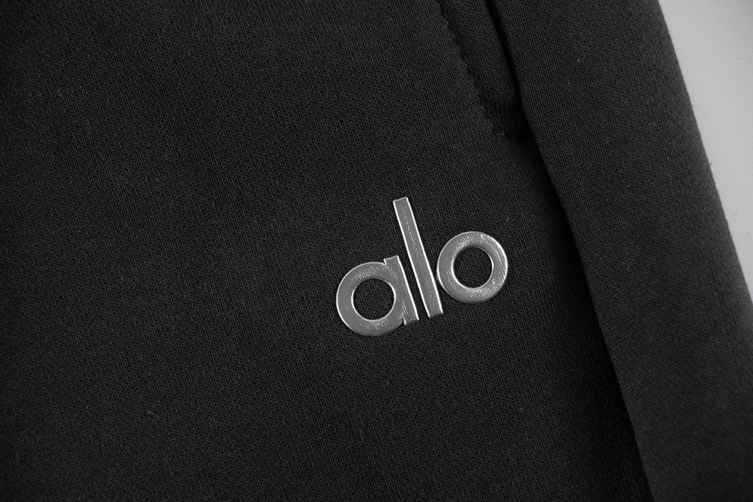 Alo Yoga Accolade Straight-leg Cotton-jersey Jogging Bottoms K504 Dark Gray