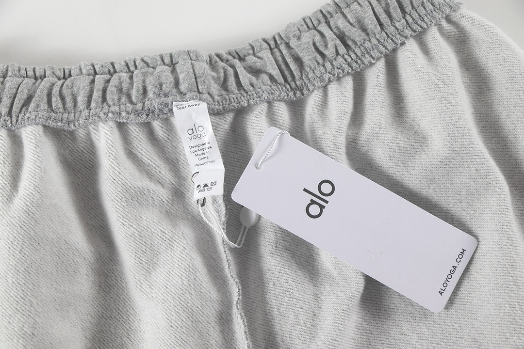 Alo Yoga Accolade Straight-leg Cotton-jersey Jogging Bottoms K504 Gray