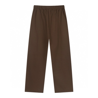 Alo Yoga Accolade Straight-leg Cotton-jersey Jogging Bottoms K504 Brown 02