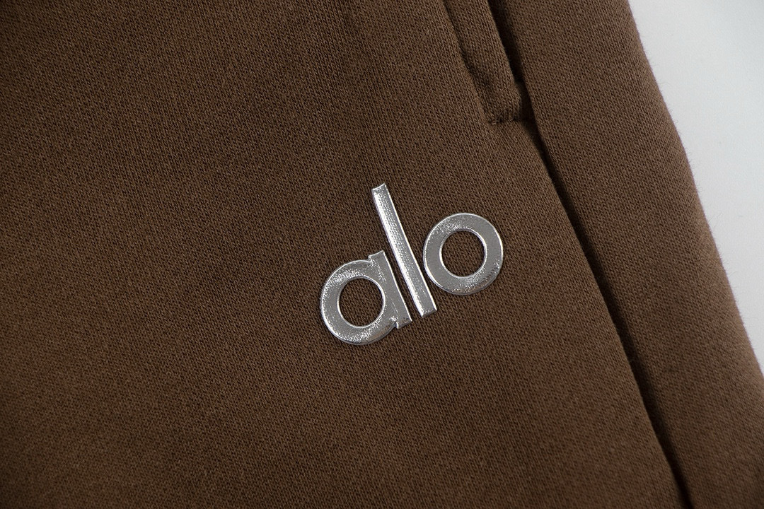 Alo Yoga Accolade Straight-leg Cotton-jersey Jogging Bottoms K504 Brown