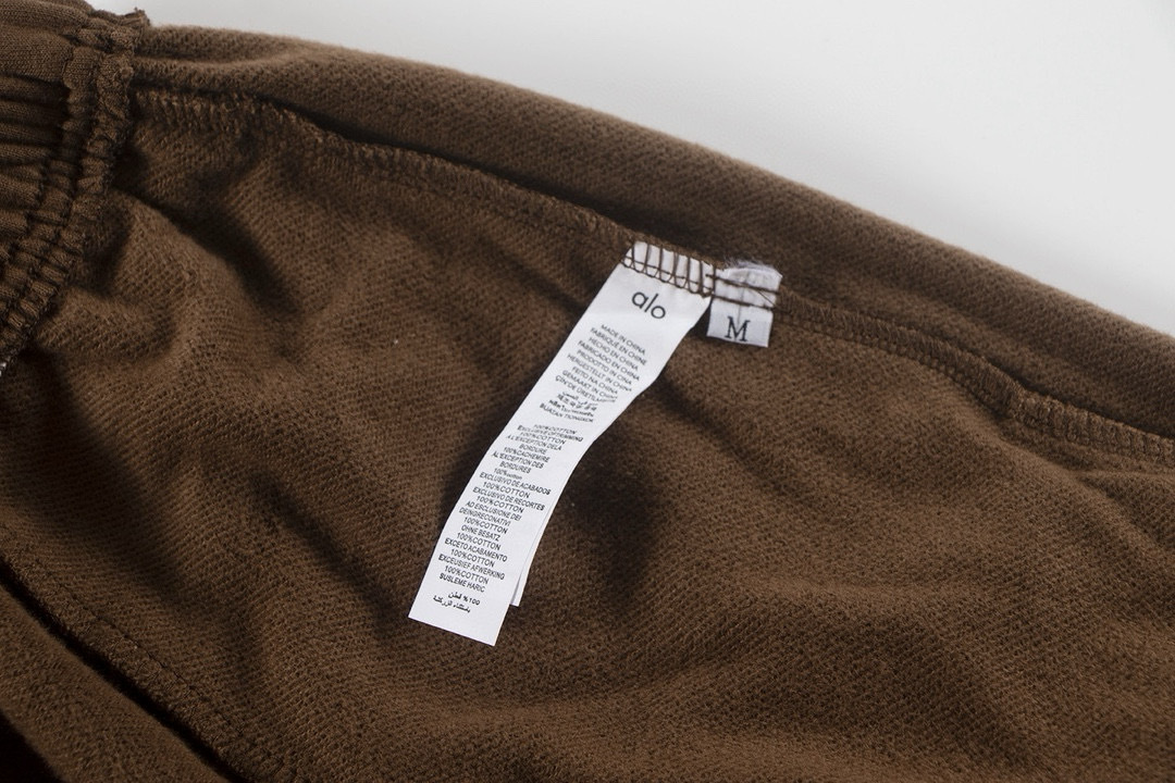 Alo Yoga Accolade Straight-leg Cotton-jersey Jogging Bottoms K504 Brown