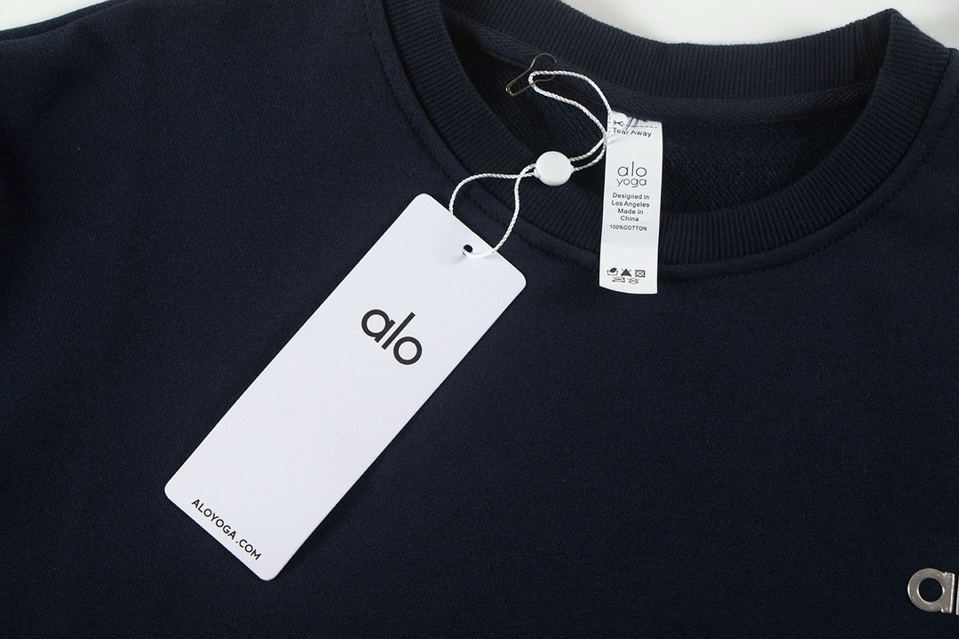 Alo Yoga Crewneck Sweatshirt K501 Dark Blue