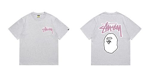 Bape T-shirt #206 Collaboration T-Shirt White/Black/Gray/Pink/Red