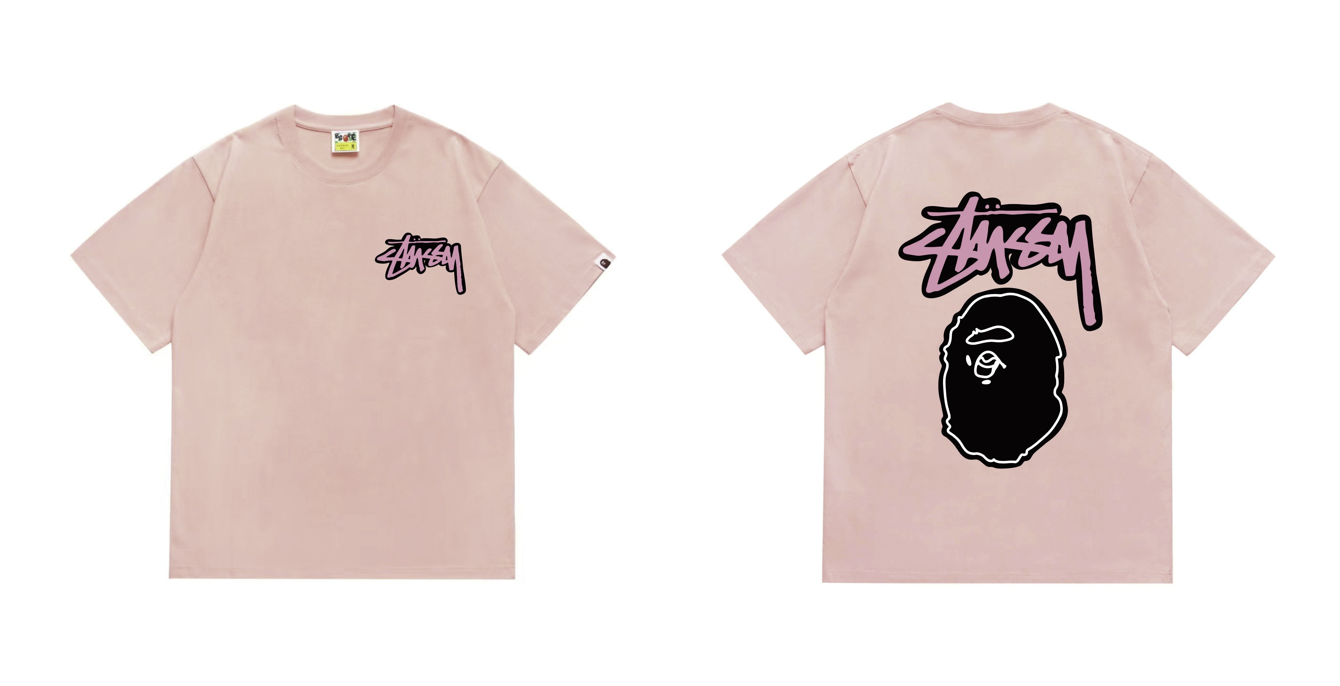 Bape T-shirt #206 Collaboration T-Shirt White/Black/Gray/Pink/Red