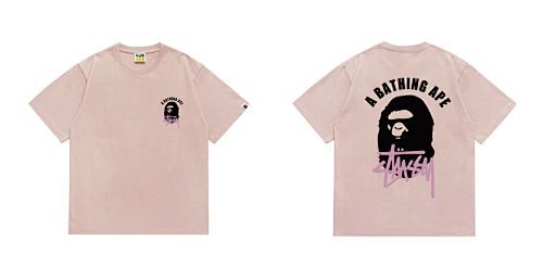 Bape T-shirt #207 Collaboration T-Shirt White/Black/Gray/Pink/Red