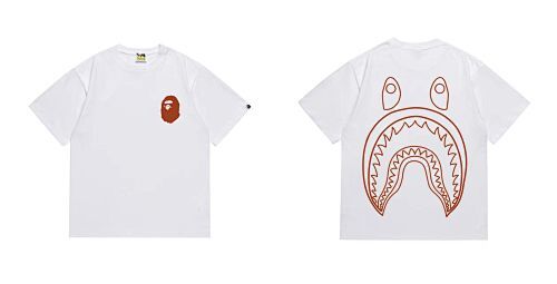 Bape T-shirt #215 T-Shirt White/Black/Gray/Pink/Red