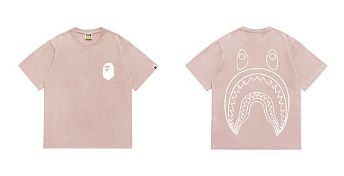 Bape T-shirt #215 T-Shirt White/Black/Gray/Pink/Red