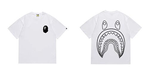 Bape T-shirt #215 T-Shirt White/Black/Gray/Pink/Red