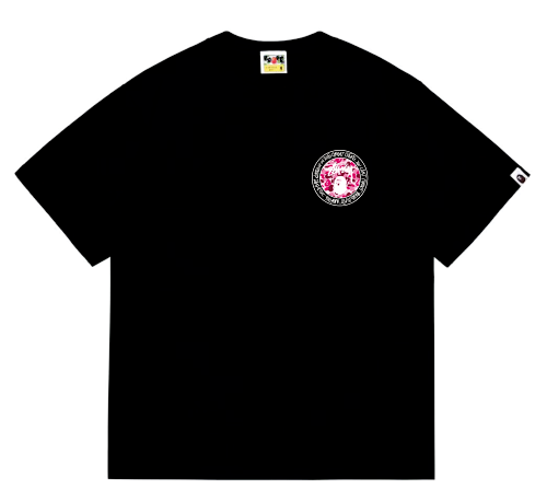 Bape T-shirt #216 T-Shirt White/Black/Gray/Pink/Red