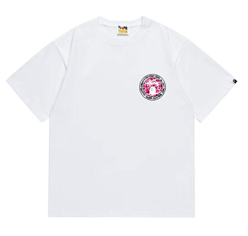 Bape T-shirt #216 T-Shirt White/Black/Gray/Pink/Red