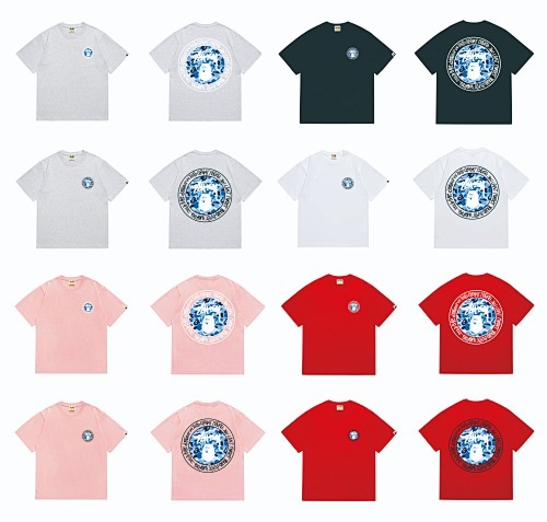 Bape T-shirt #218 T-Shirt White/Black/Gray/Pink/Red