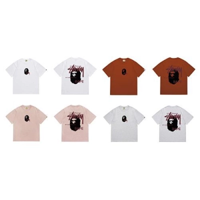 Bape T-shirt #210 T-Shirt White/Black/Gray/Pink/Red 02