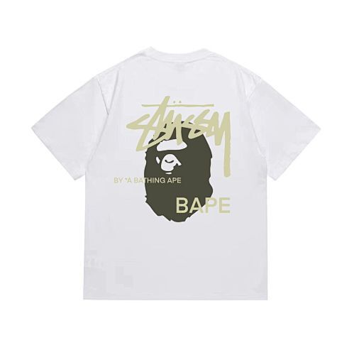 Bape T-shirt #210 T-Shirt White/Black/Gray/Pink/Red