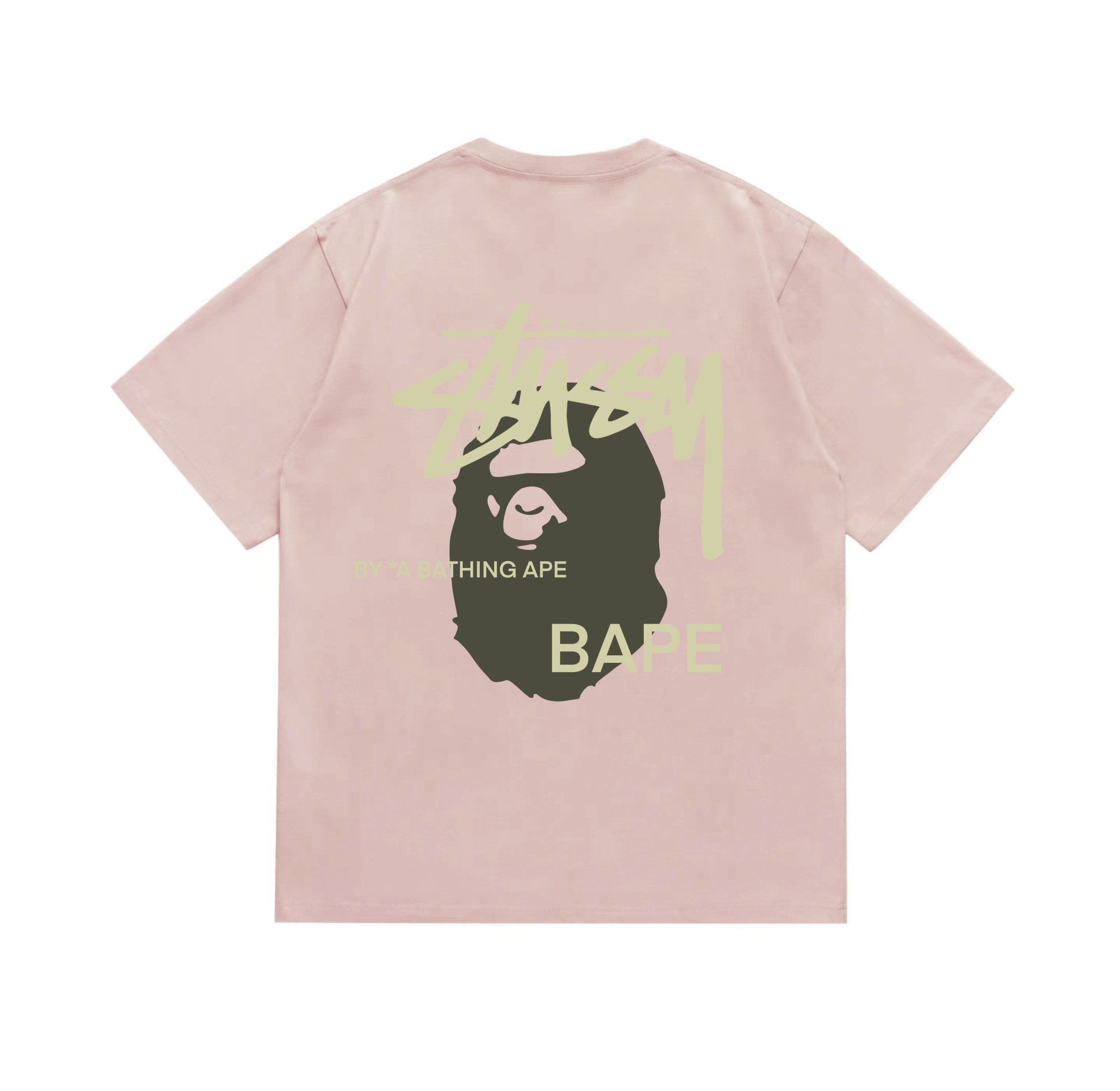 Bape T-shirt #210 T-Shirt White/Black/Gray/Pink/Red