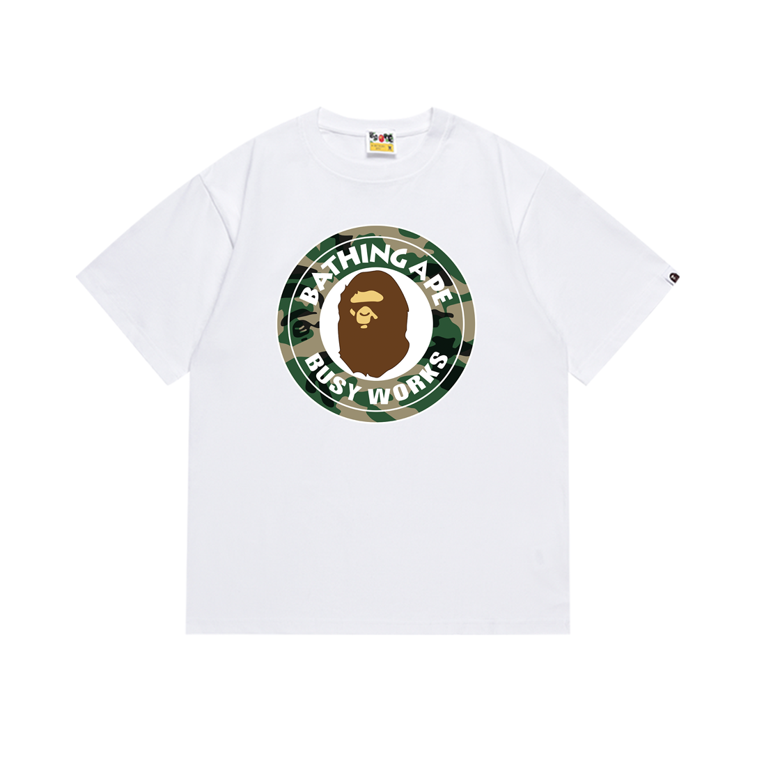 Bape T-shirt #221 T-Shirt White/Black
