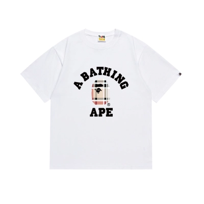 Bape T-shirt #222 T-Shirt White/Black 01