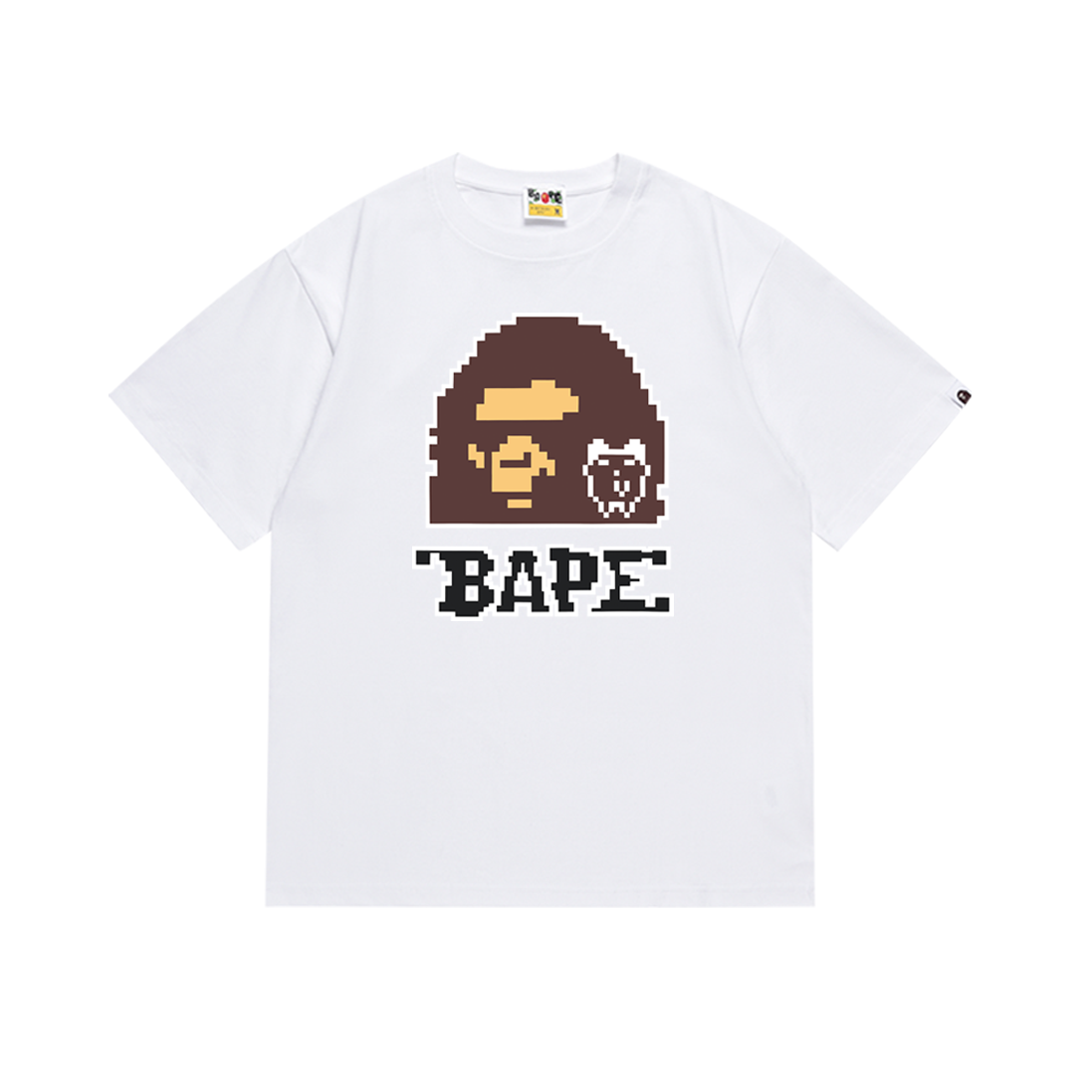 Bape T-shirt #224 T-Shirt White/Black