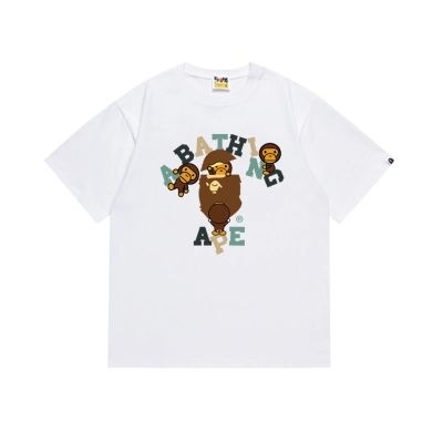 Bape T-shirt #238 T-Shirt White/Black 01