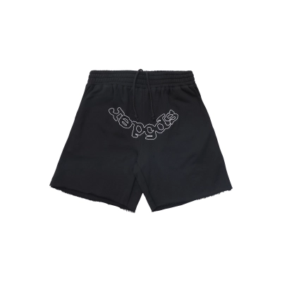 Sp5der Sweatshort #198 Black 01