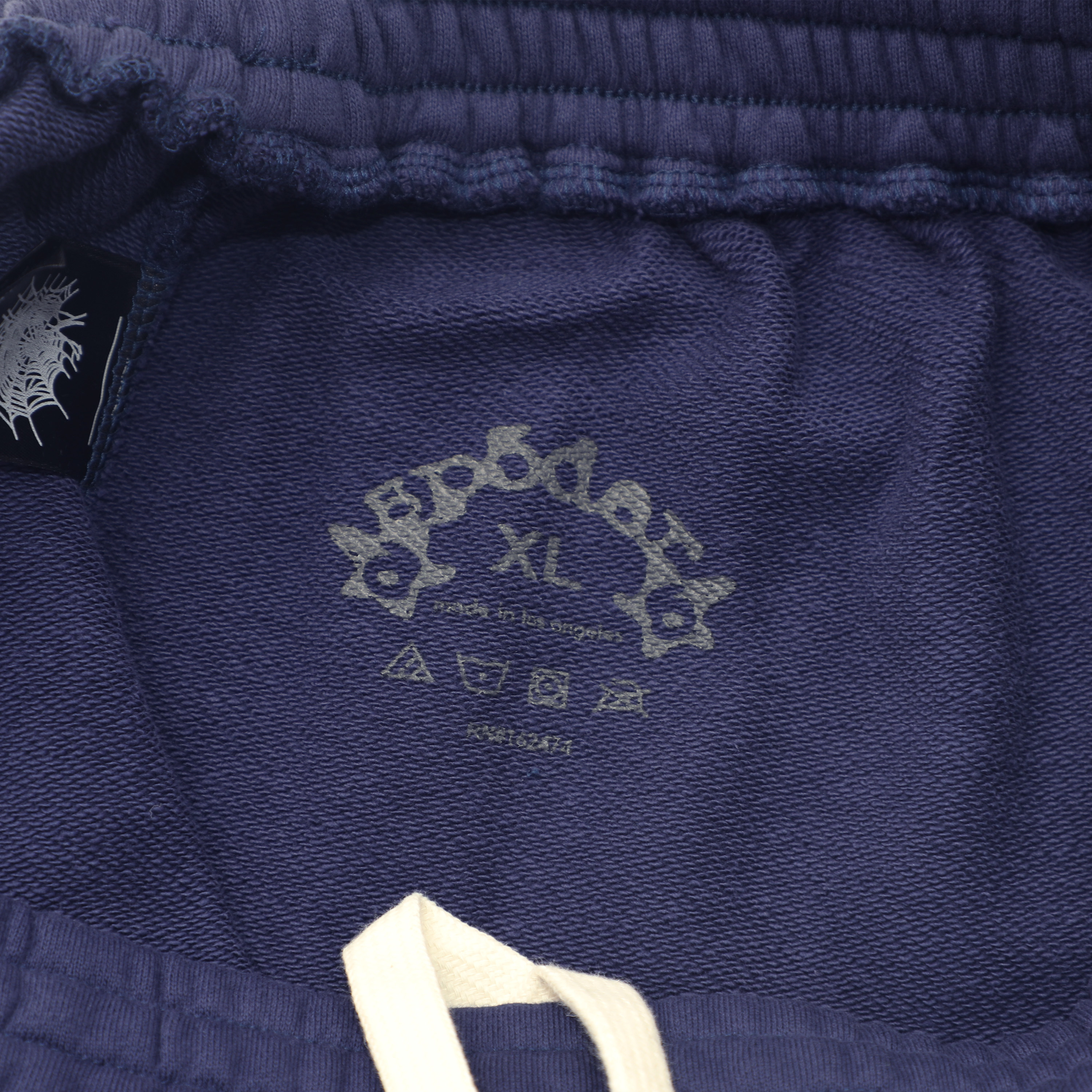 Sp5der Sweatshort #199 Gray/Blue