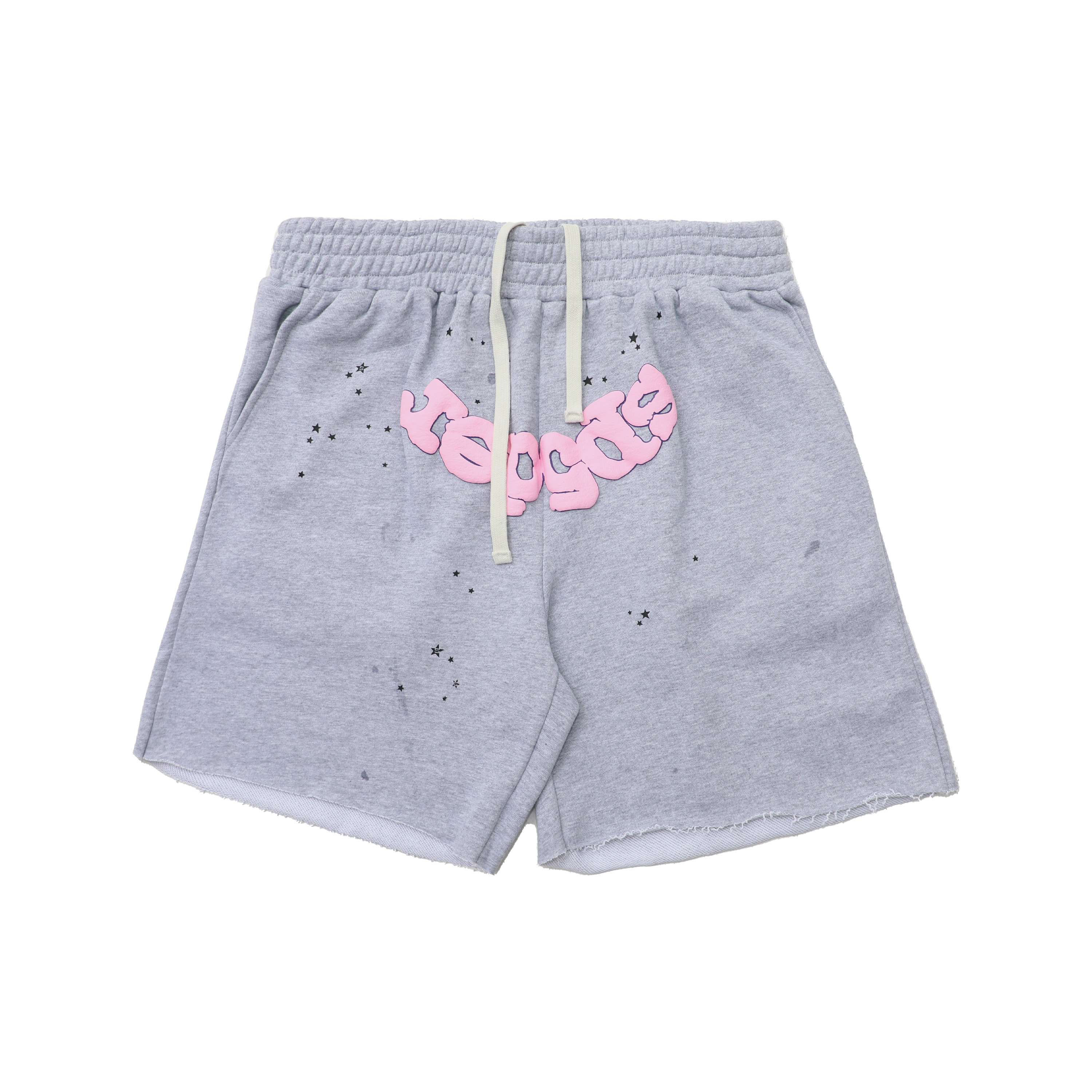 Sp5der Sweatshort #199 Gray/Blue