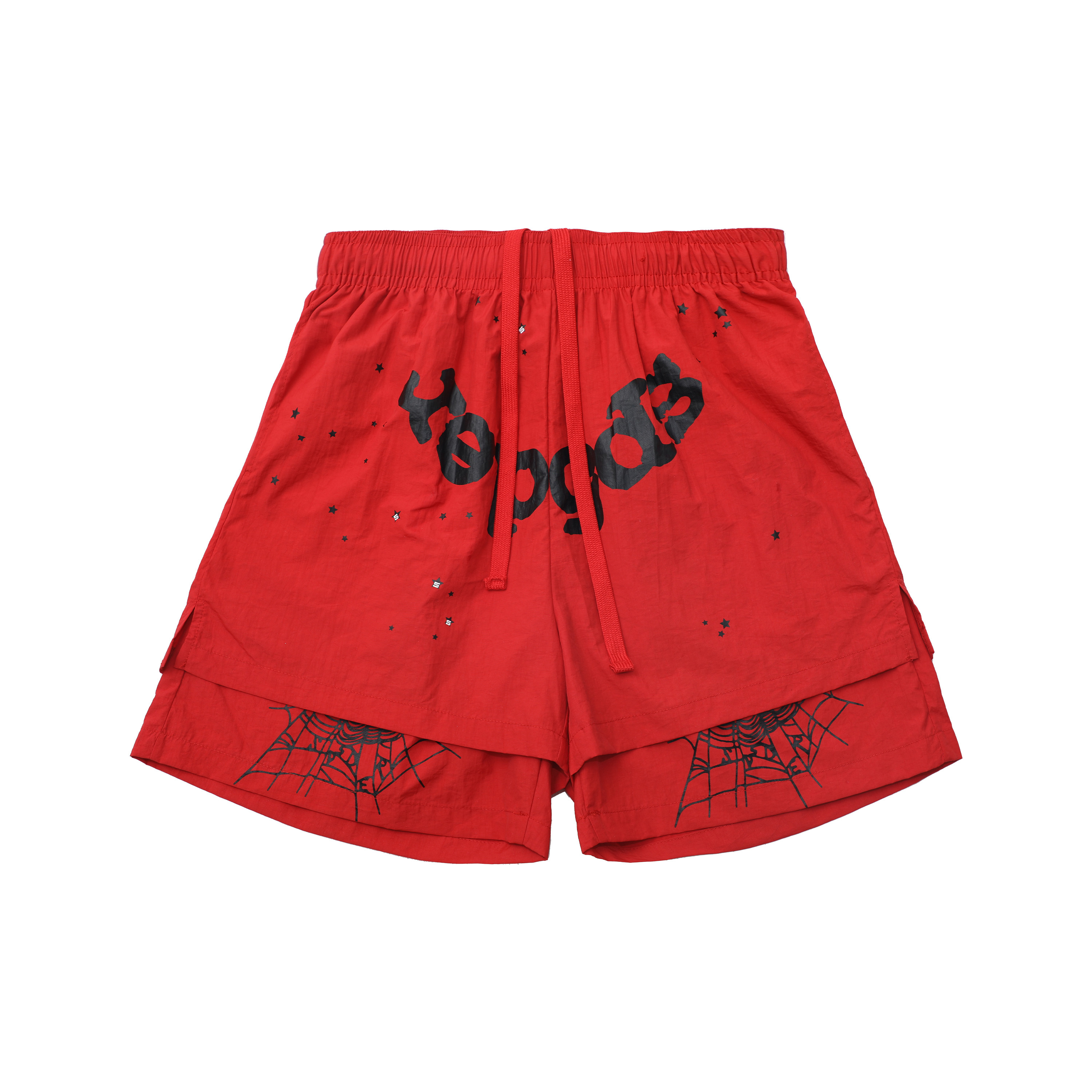 Sp5der Sweatshort #200 Red/Pink/Green/Blue
