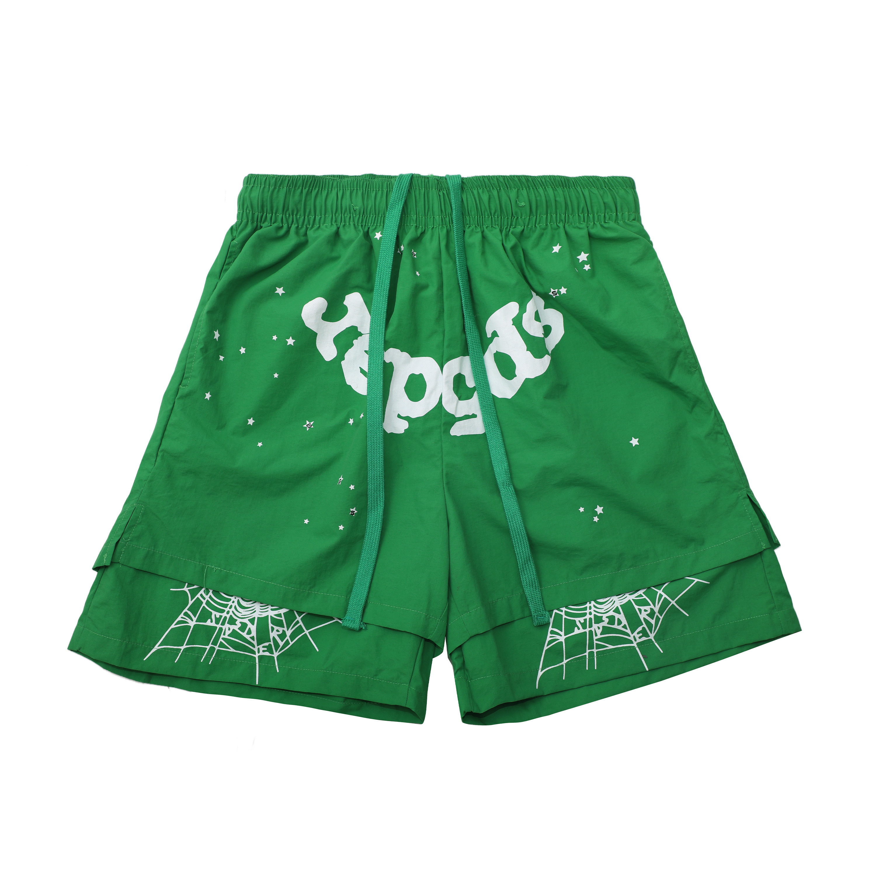 Sp5der Sweatshort #200 Red/Pink/Green/Blue