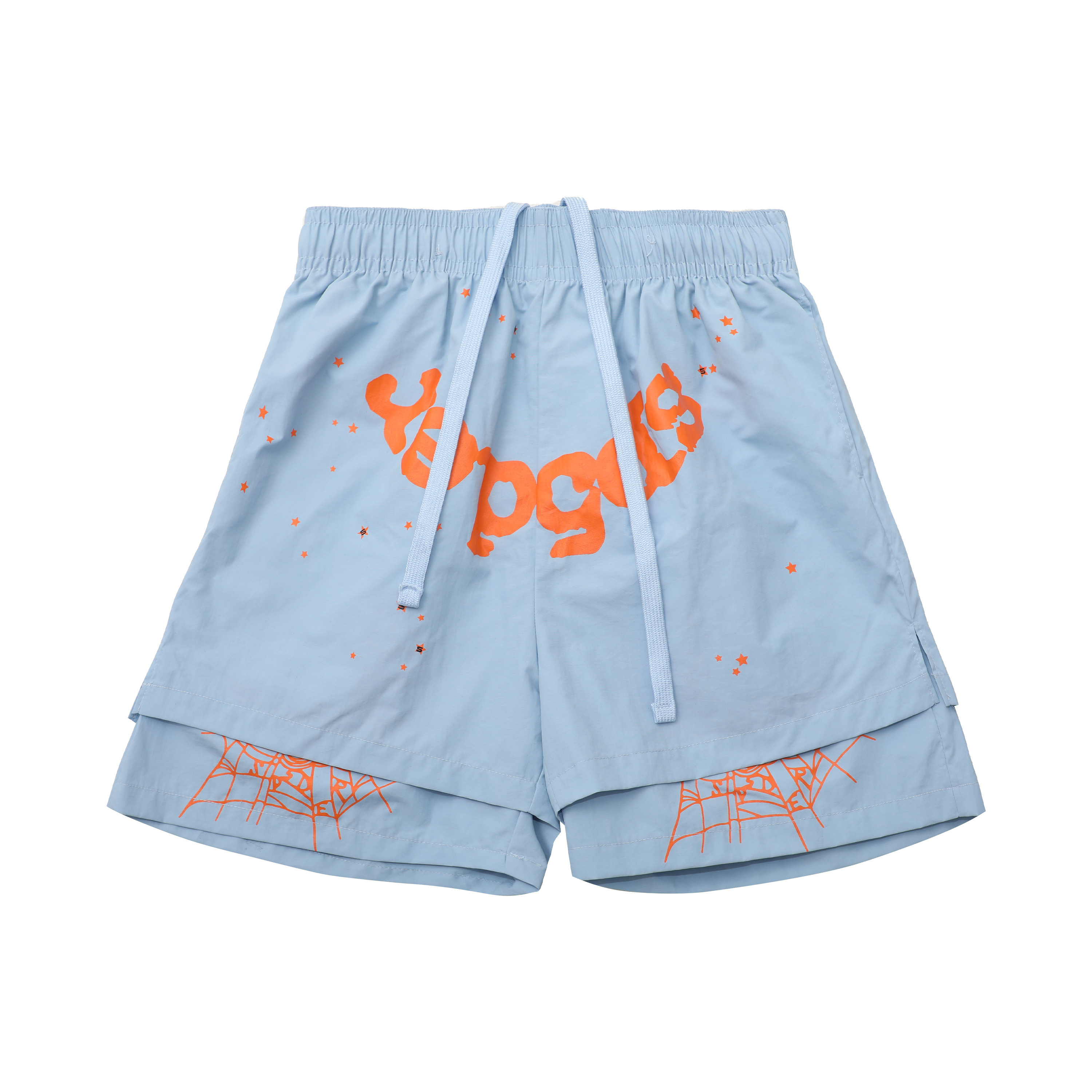 Sp5der Sweatshort #200 Red/Pink/Green/Blue