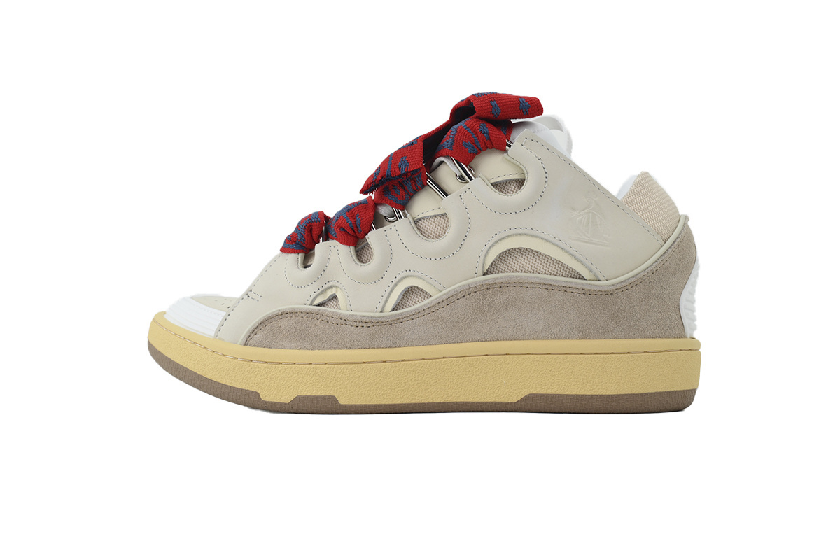 Lanvin Curb Sneakers Beige