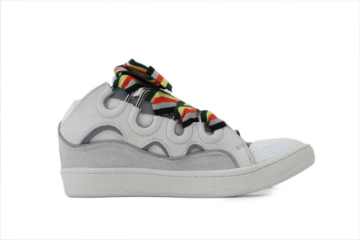 Lanvin Curb Sneakers White Ribbon