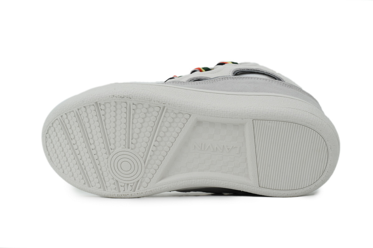 Lanvin Curb Sneakers White Ribbon
