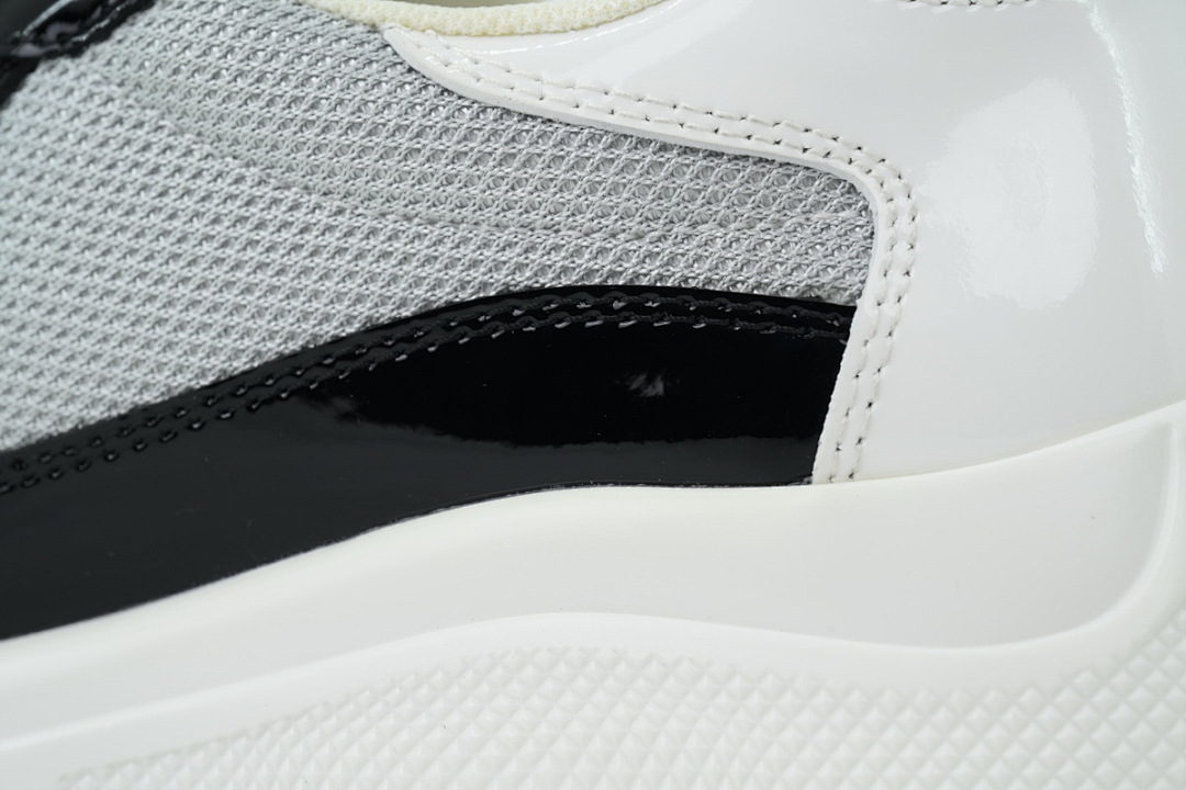 Prada America's Cup Patent Black Gray