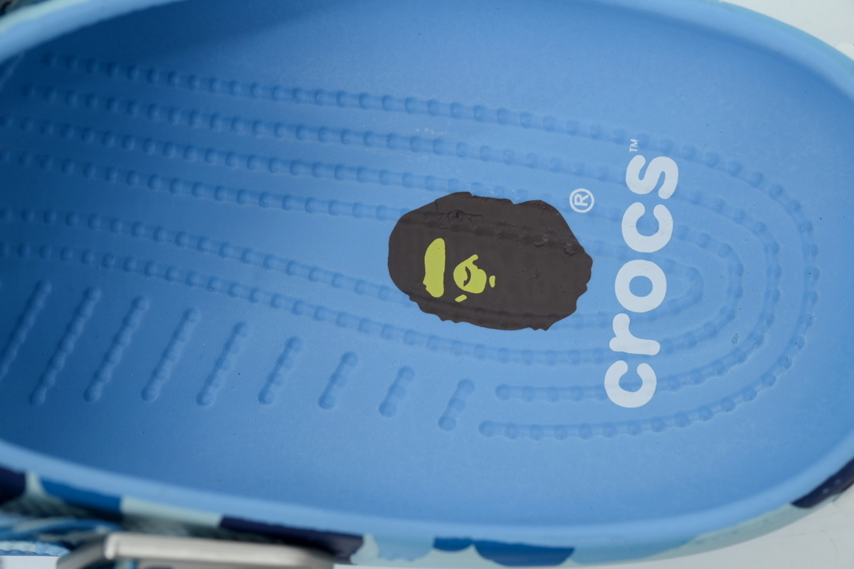 BAPE x Crocs Classic Clog 'ABC Camo-Blue'