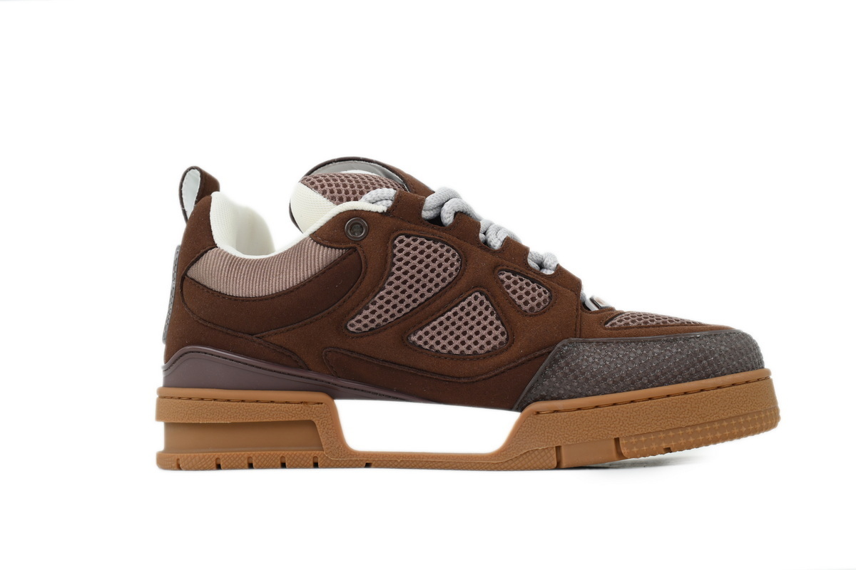 Louis Vuitton LV Skate Sneaker Coffee White