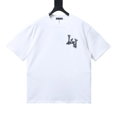 Louis Vuitton Bone Logo Print T-Shirt White 01